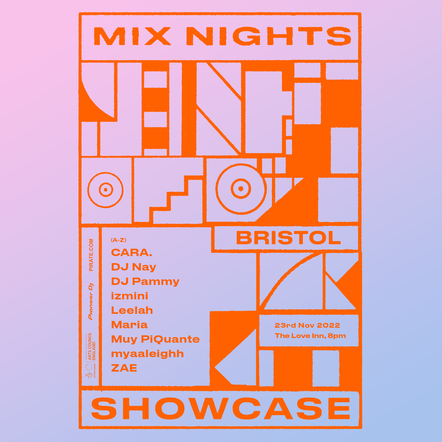 Mix Nights Bristol Term 22 Showcase Saffron Music